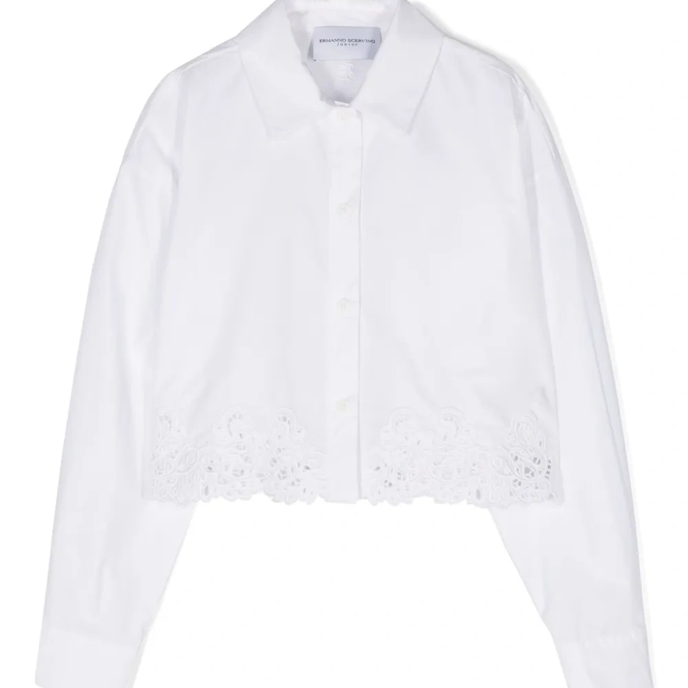 Рубашка с английской вышивкой