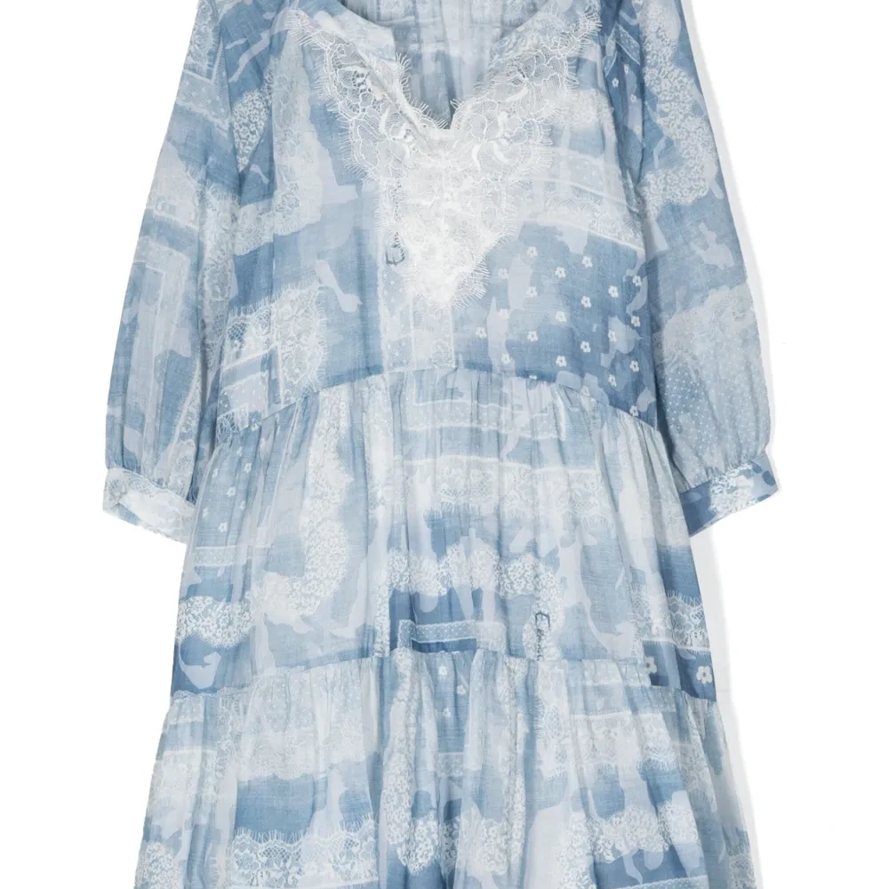 Платье с цветочным принтом