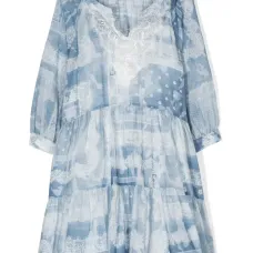 Платье с цветочным принтом