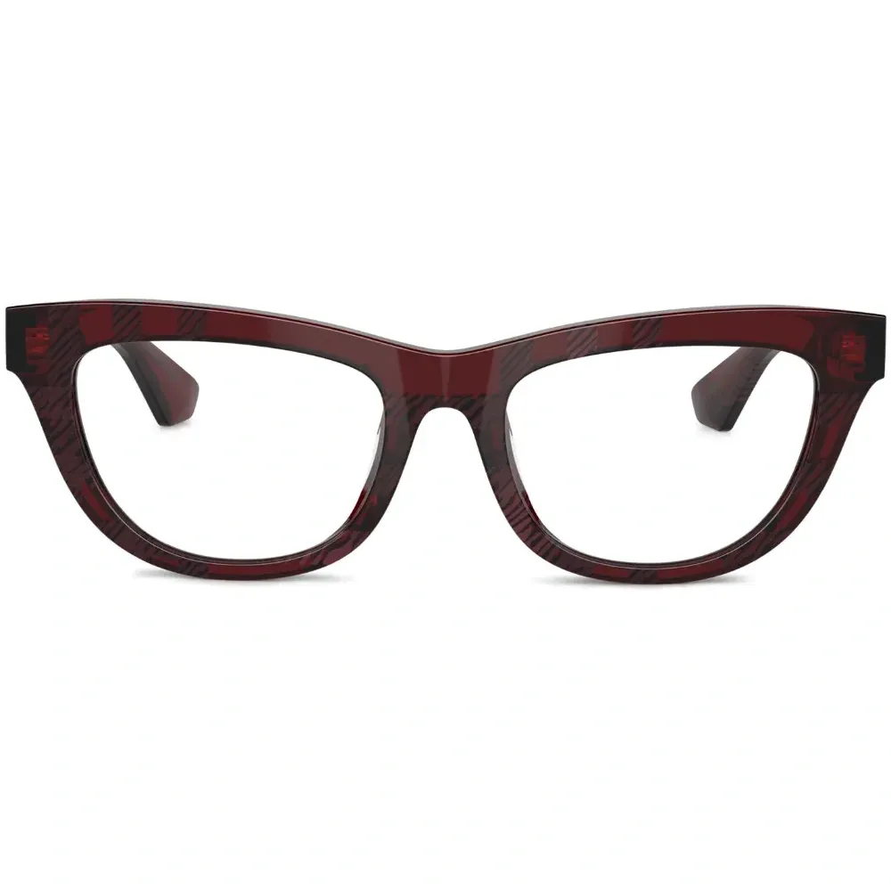 Очки в клетчатой оправе 'кошачий глаз'