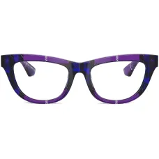 Очки в клетчатой оправе 'кошачий глаз'