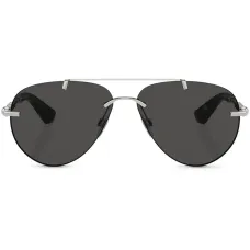 Солнцезащитные очки-пилоты с эффектом металлик