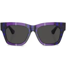 Солнцезащитные очки трапециевидной формы в клетку