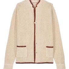 Кардиган с контрастной отделкой