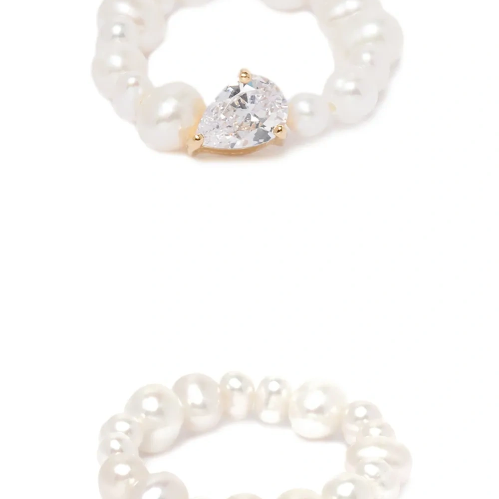 Набор колец The Exposure of Time с жемчугом