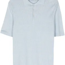 Рубашка поло в рубчик