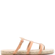 Сандалии на плетеной подошве