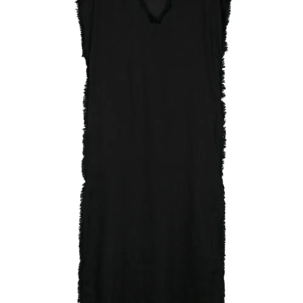 Платье миди с бахромой