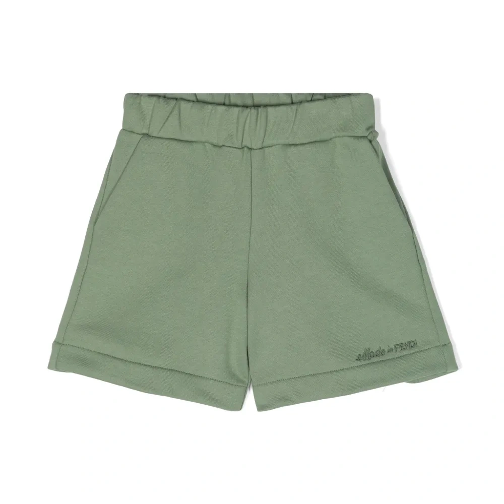 Шорты с вышитым логотипом