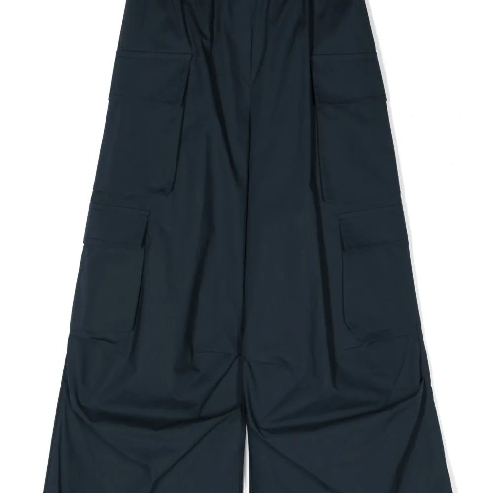 Поплиновые брюки карго широкого кроя