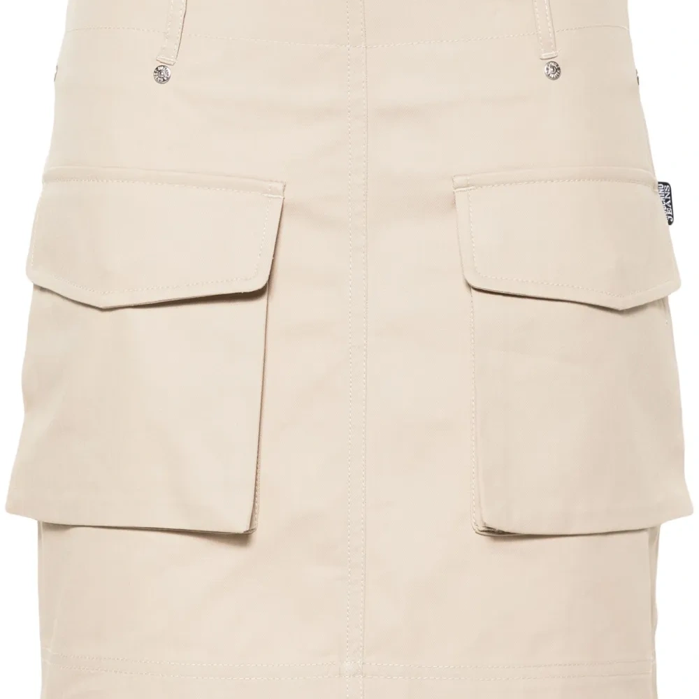 Юбка мини с карманами карго