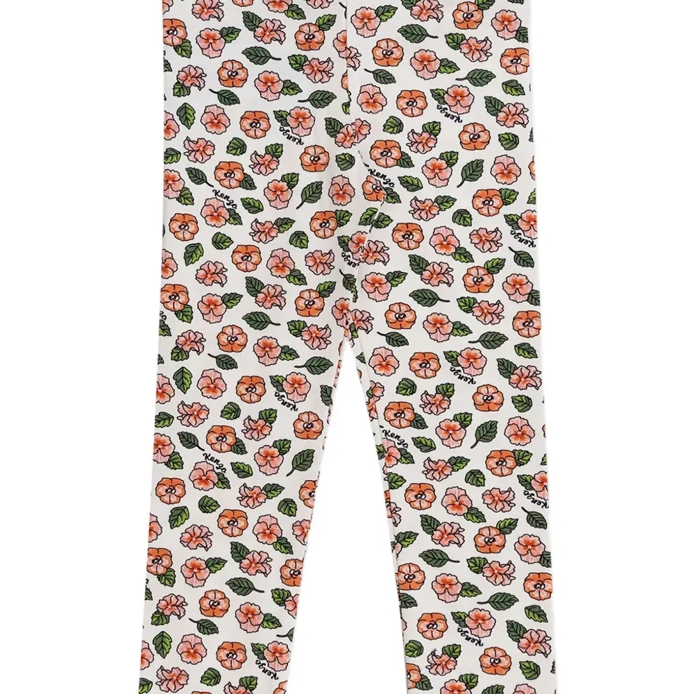 Леггинсы с цветочным принтом