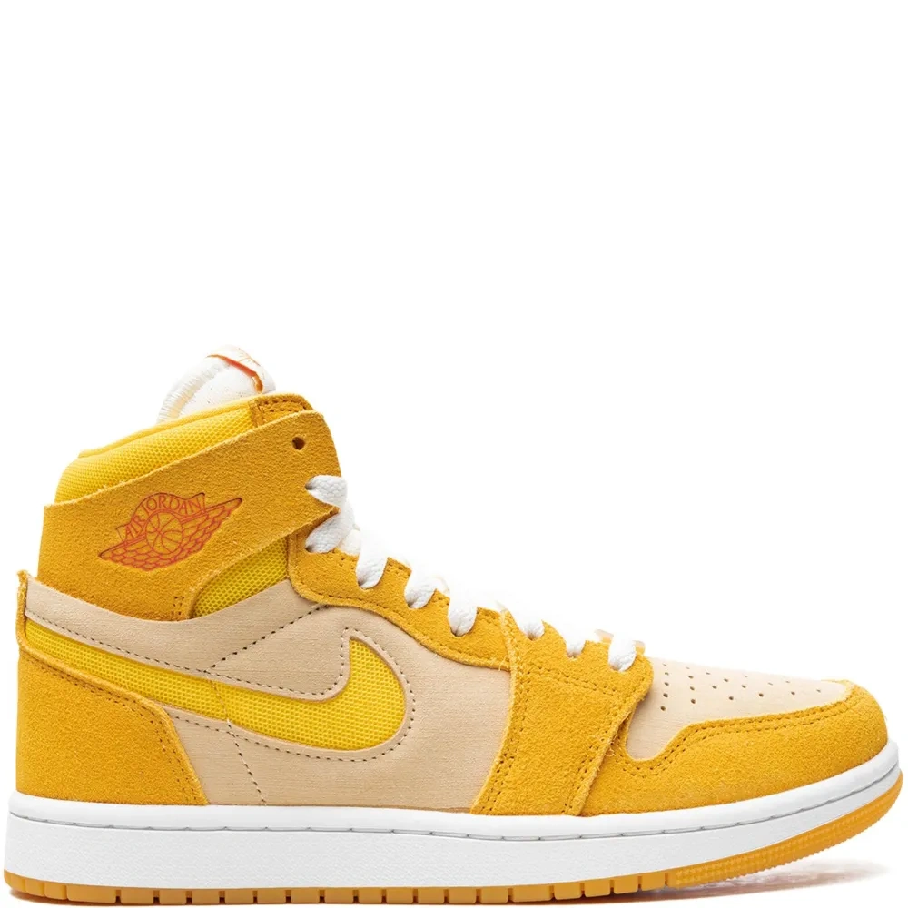 Кроссовки Air Jordan 1 Zoom Air CMFT 2 Yellow Ochre/Tour Yellow-Pale Vanilla-Safety