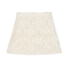 Юбка мини в технике кроше