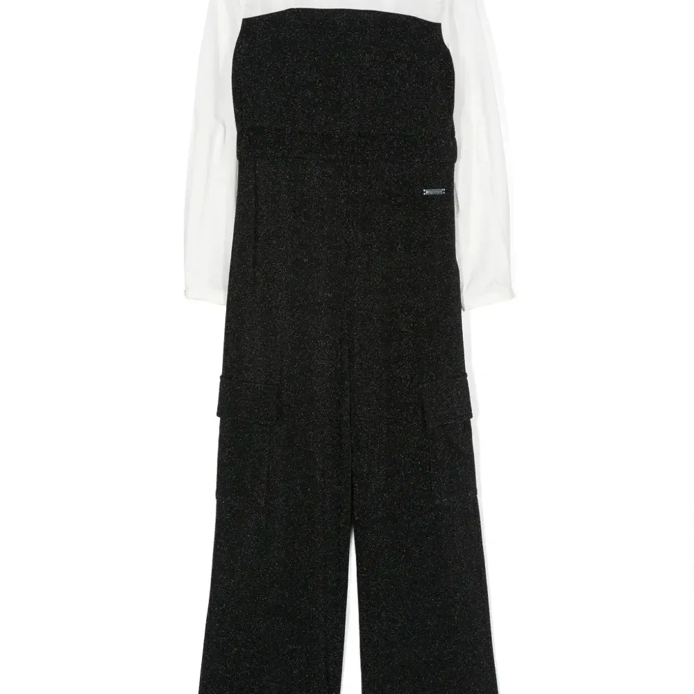 Комбинезон карго с люрексом