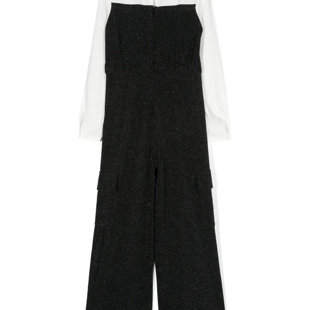 Комбинезон карго с люрексом