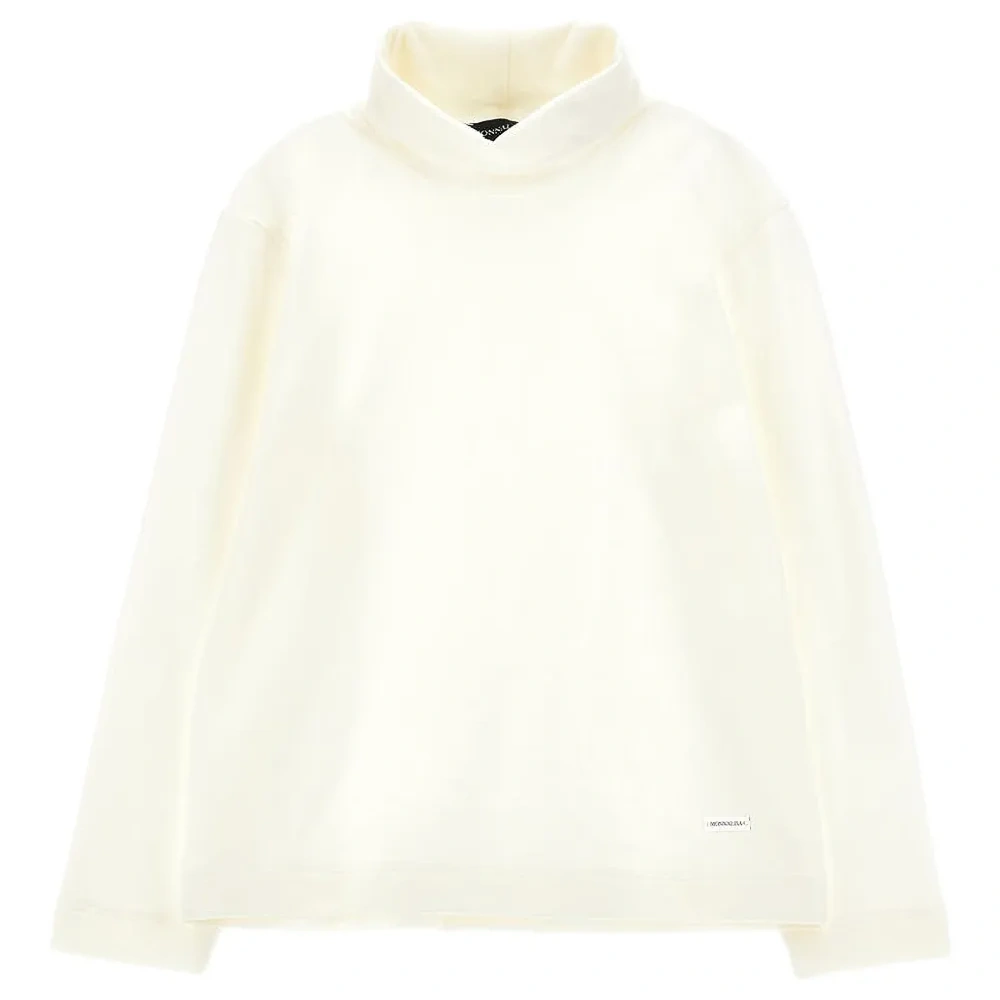 Топ с высоким воротником и длинными рукавами