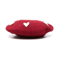 Шерстяной берет с нашивкой Шерстяной берет с нашивкой