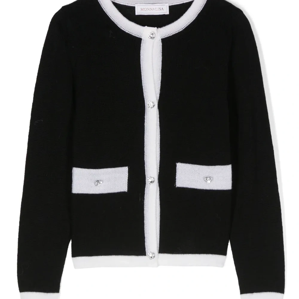 Кардиган с контрастной отделкой