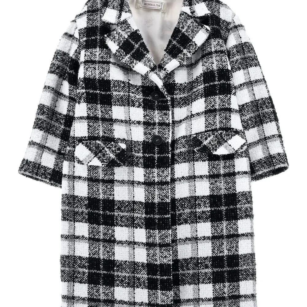 Твидовое пальто в клетку Твидовое пальто в клетку