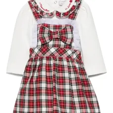 Комплект из платья и блумеров в клетку Комплект из платья и блумеров в клетку