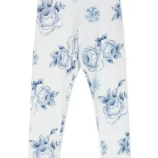 Легинсы с цветочным принтом