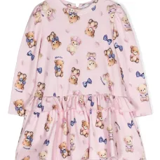 Платье из джерси с принтом