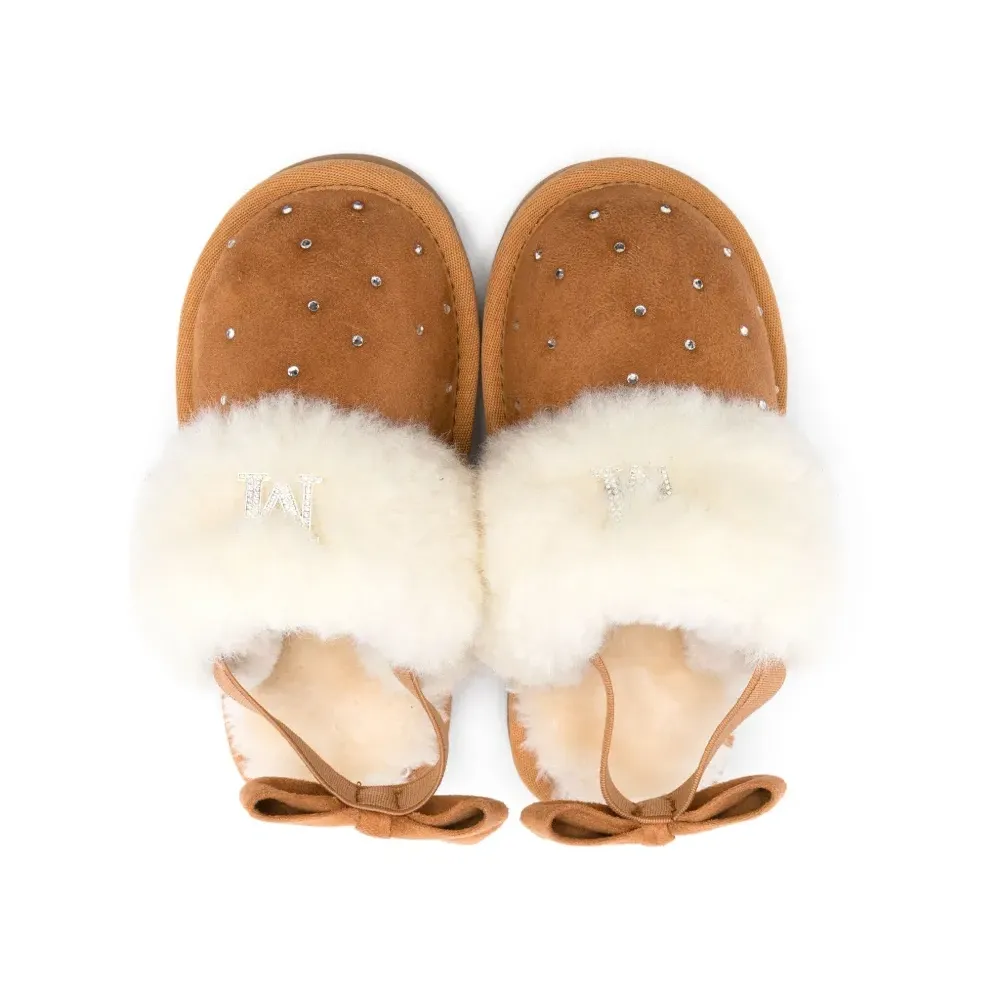 Слиперы со стразами