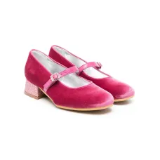 Бархатные балетки