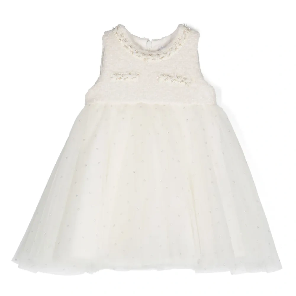 Платье из тюля в горох