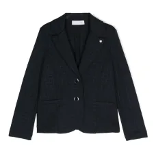 Однобортный пиджак в клетку с блестками Однобортный пиджак в клетку с блестками