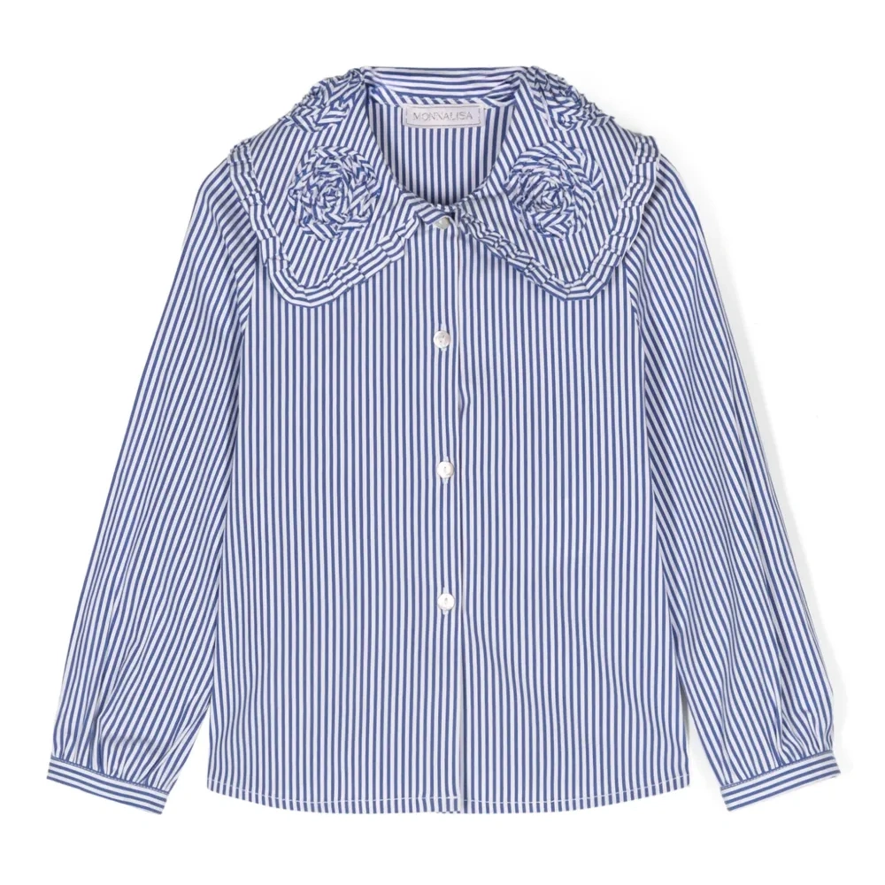 Поплиновая рубашка в полоску