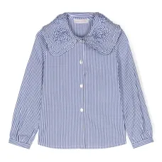 Поплиновая рубашка в полоску Поплиновая рубашка в полоску