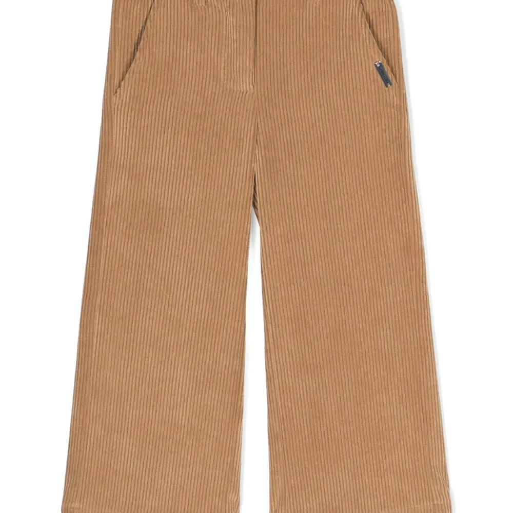 Вельветовые брюки широкого кроя