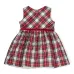 Клетчатое платье без рукавов