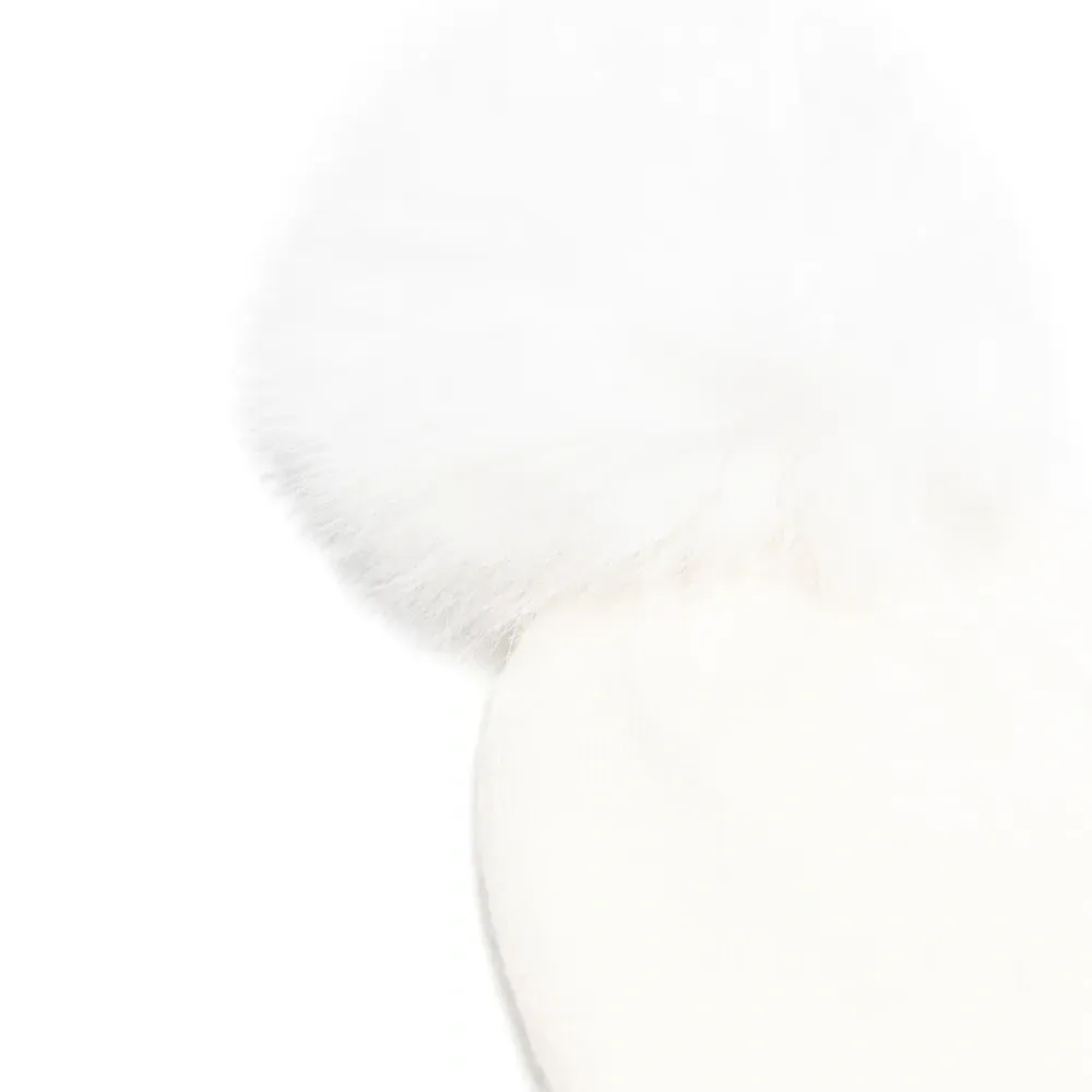 Шапка бини с помпоном