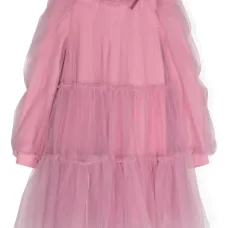 Ярусное платье мини из тюля Ярусное платье мини из тюля