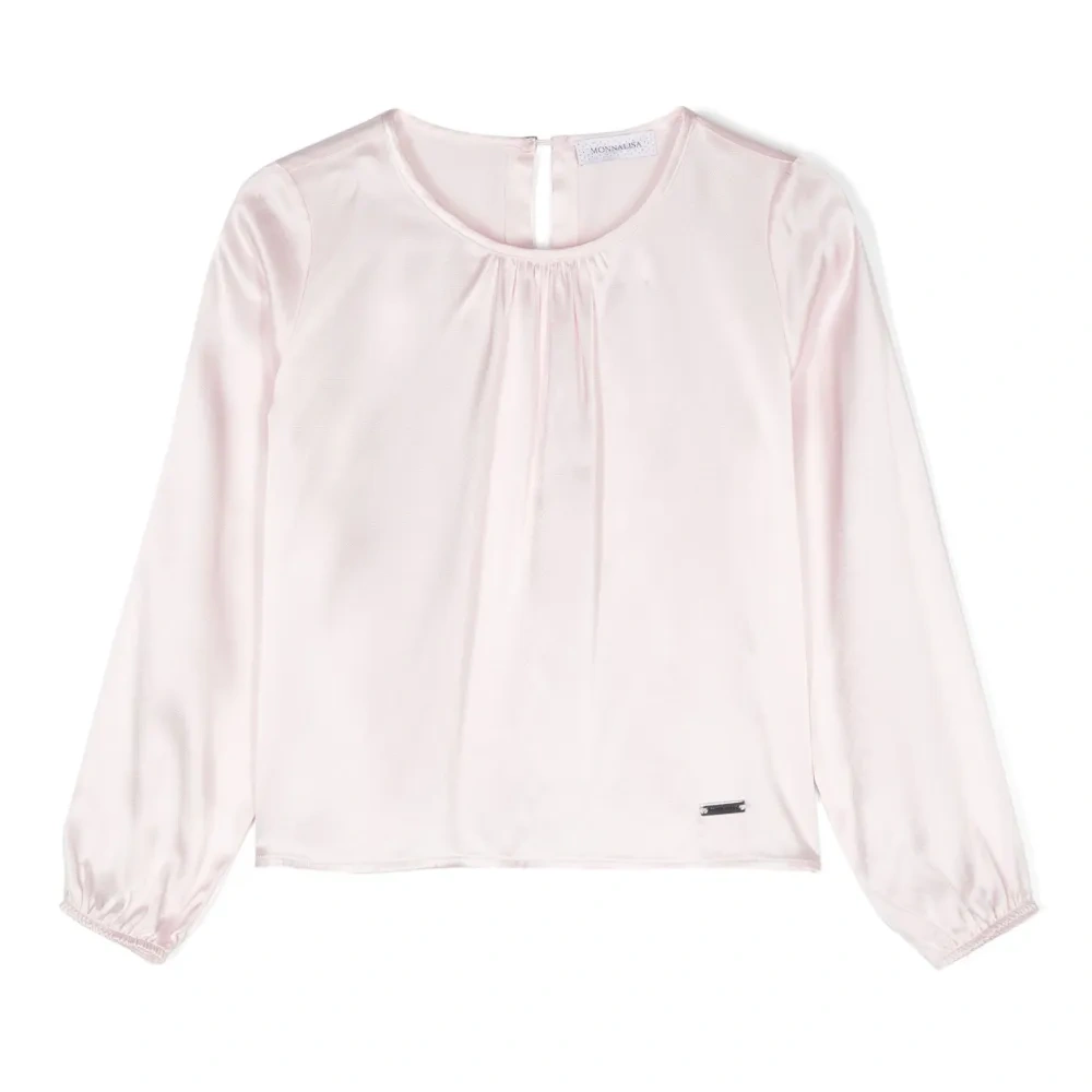 Атласный топ с логотипом