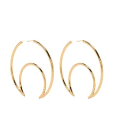 Серьги-кольца Moon