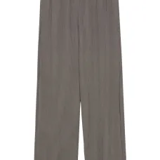 Широкие брюки в рубчик