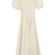 Платье миди со сборками