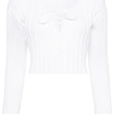 Укороченный свитер в рубчик Укороченный свитер в рубчик