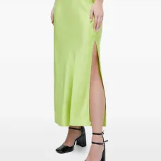 Юбка миди с разрезом Юбка миди с разрезом