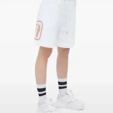 Шорты с принтом и кулиской