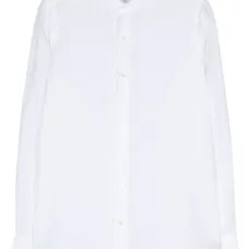 Полупрозрачная рубашка с длинными рукавами