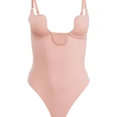 Боди Le Stretch с глубоким U-образным вырезом