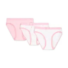 Комплект из трех трусов-брифов с логотипом Комплект из трех трусов-брифов с логотипом