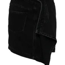 Джинсовая юбка асимметричного кроя Джинсовая юбка асимметричного кроя