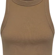 укороченный топ без рукавов