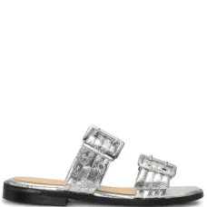 Шлепанцы с пряжками